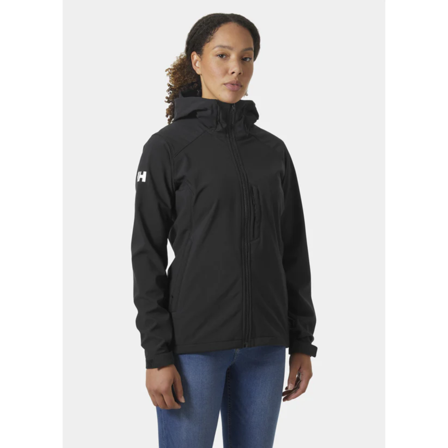 Helly Hansen Women's Hooded Paramount Softshell Jacket Black