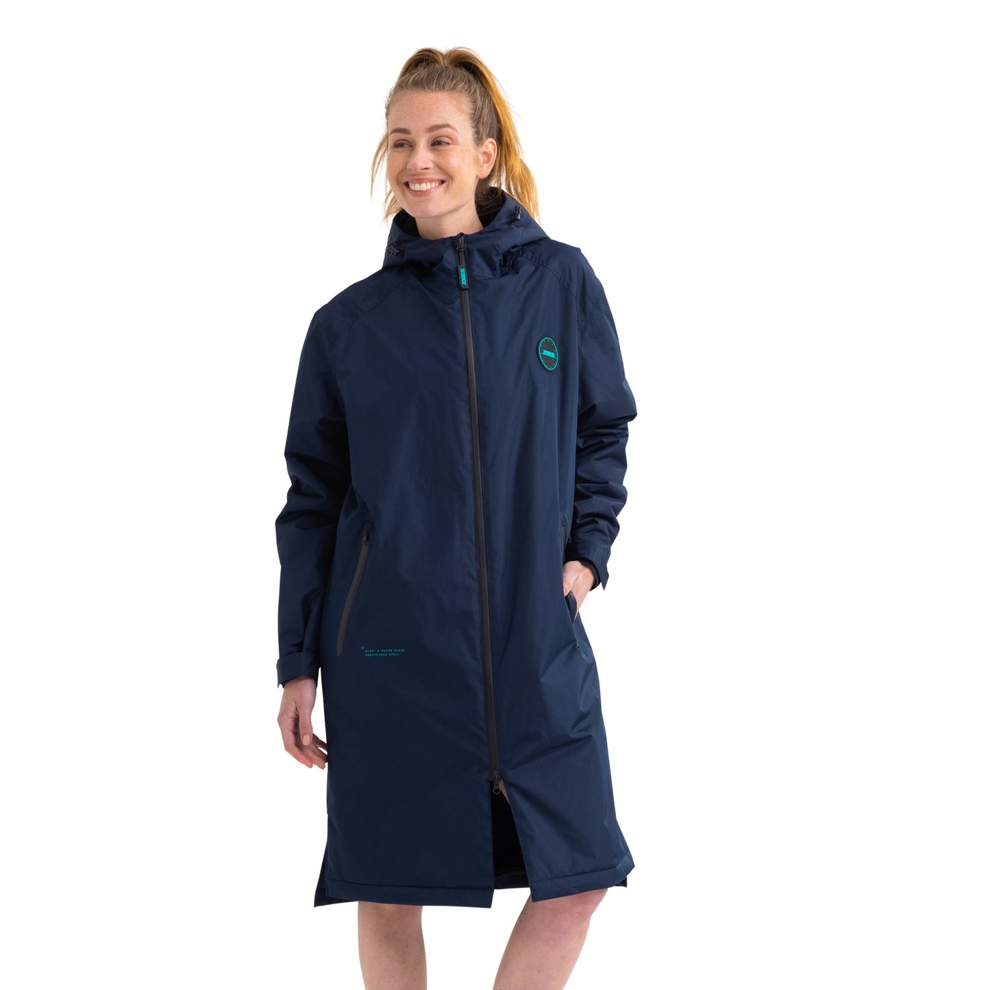 Jobe Reva Coat Changing Robe Aqua Robe