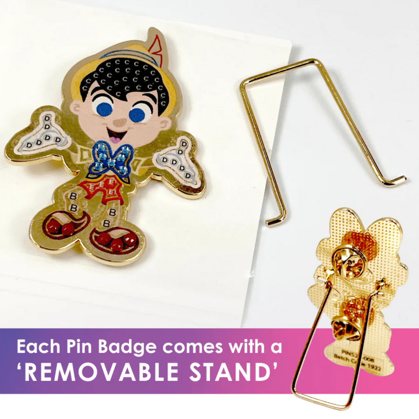 Craft Buddy Disney Crystal Art Pin Badge - Blind Bag Series 1