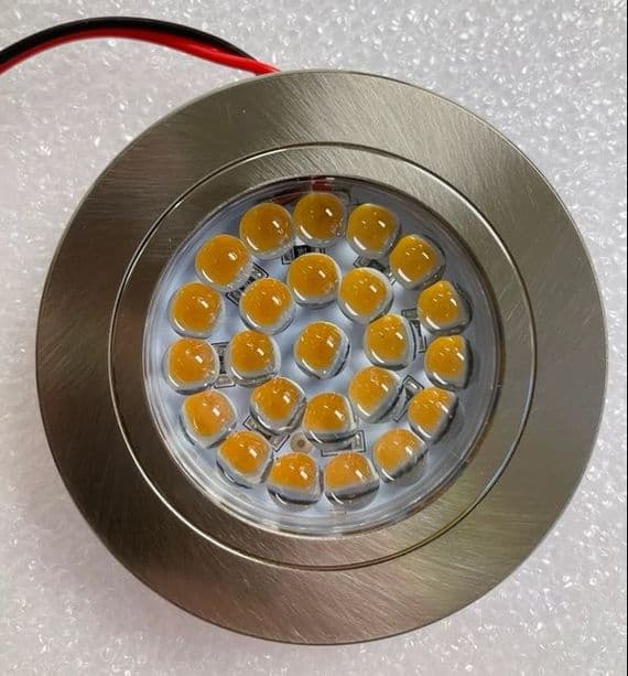 Corvus Mini LED Light 2W 12V Downlight Brushed Nickel Touch Switch