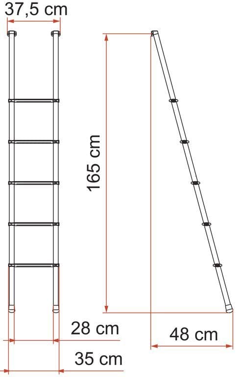 Fiamma Deluxe 5B Bunk Ladder