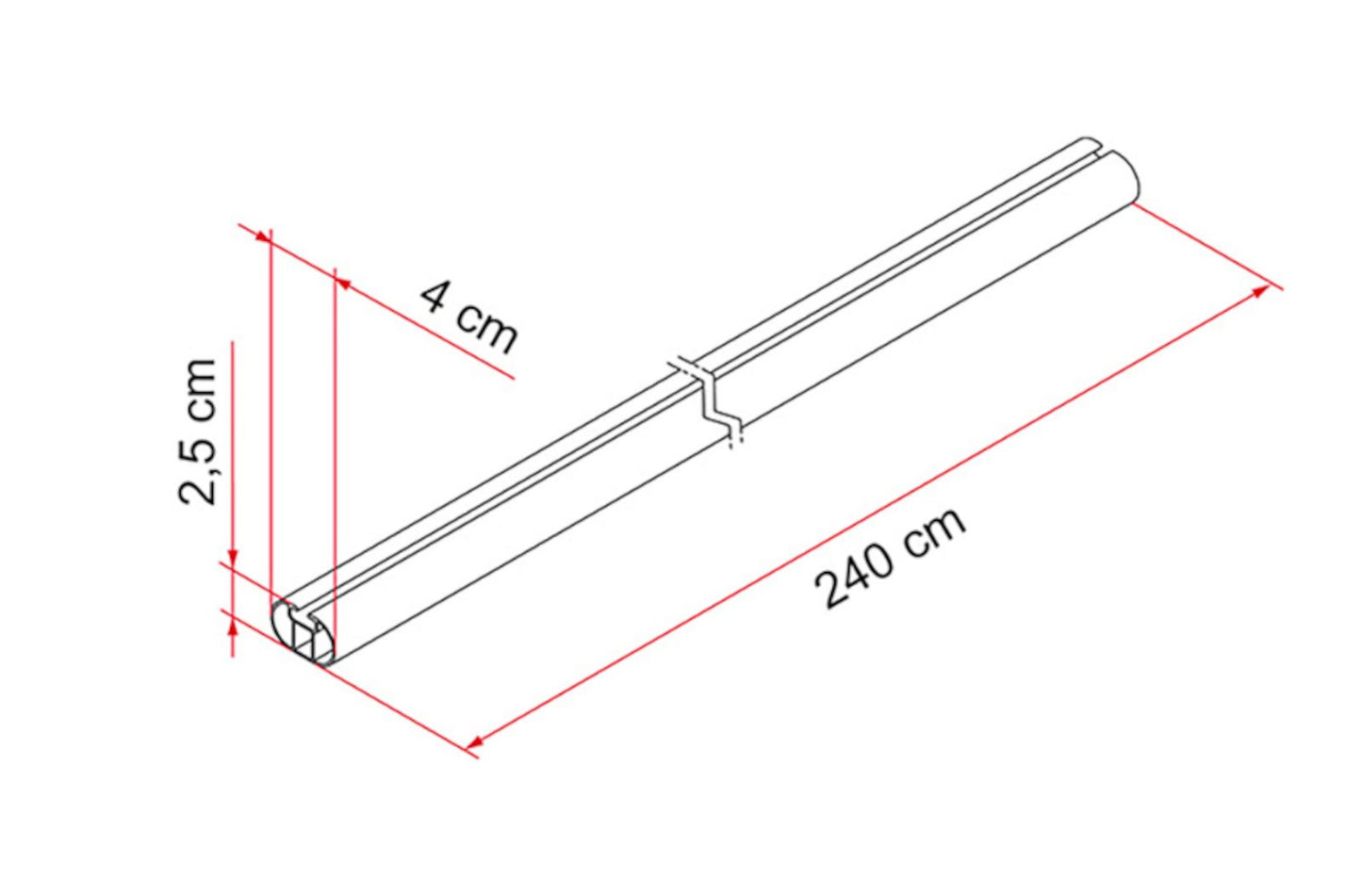 Fiamma Fixing-Bar Pro L