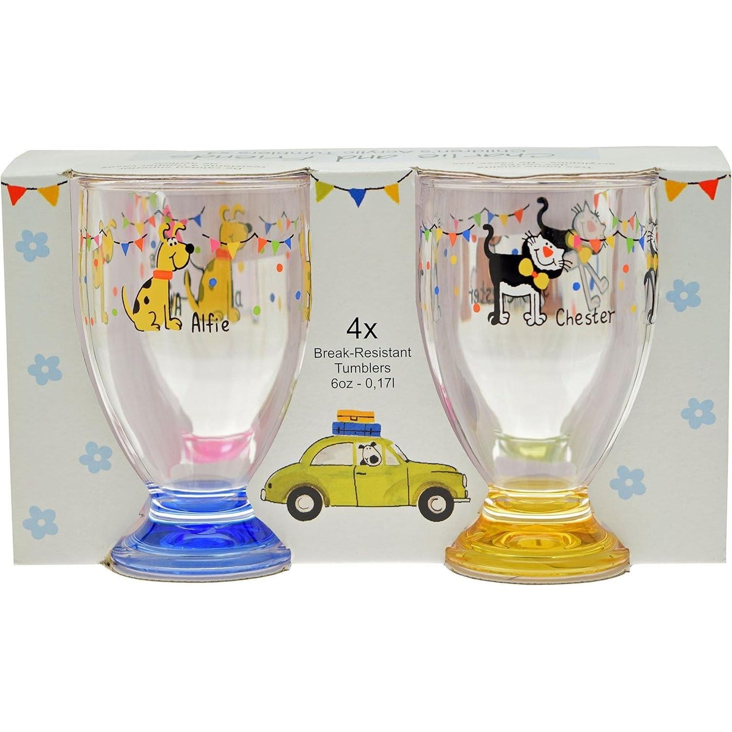 Flamefield Childrens Outdoor Drink Tumblers Pack 4