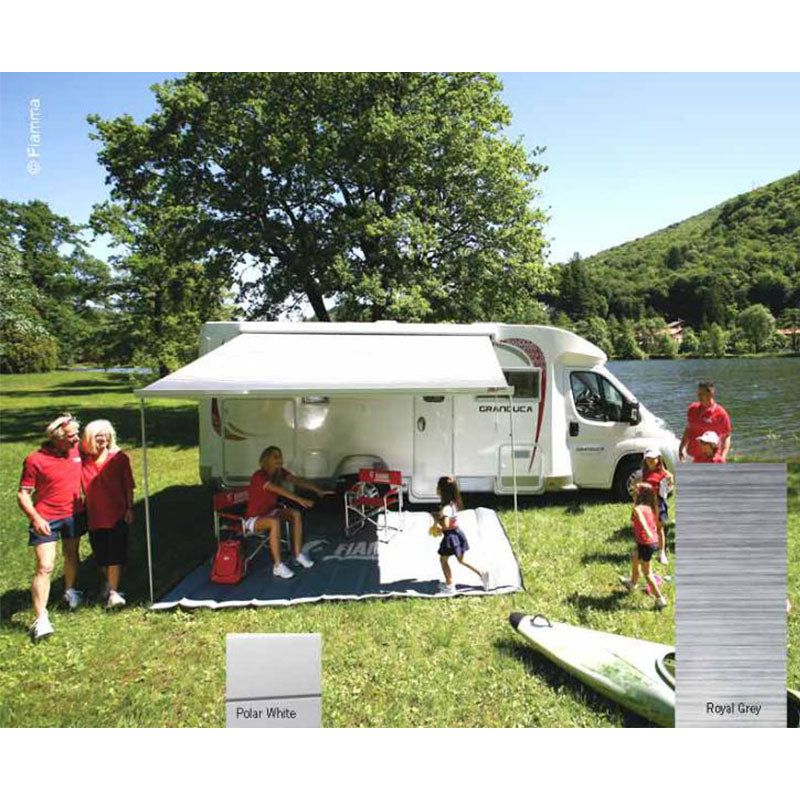 Fiamma Awning F45S 260 Royal Grey - White Case 06280H01R