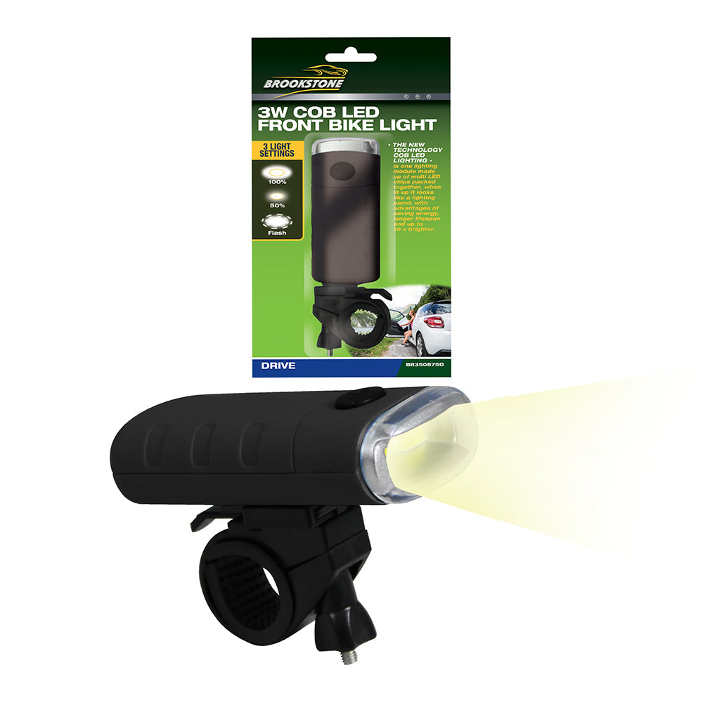 LED Cob Front 3W Bike Light