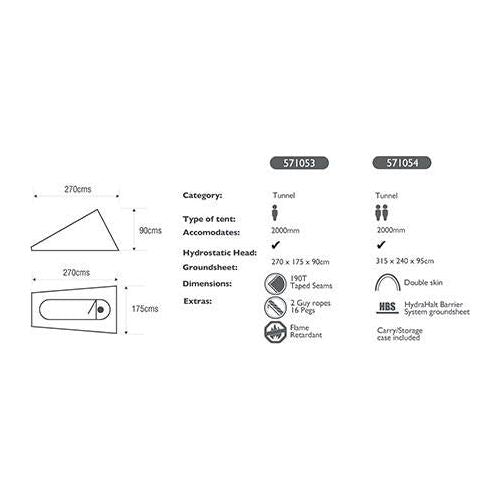 Pinnacle Eiger Trekker Tent Single