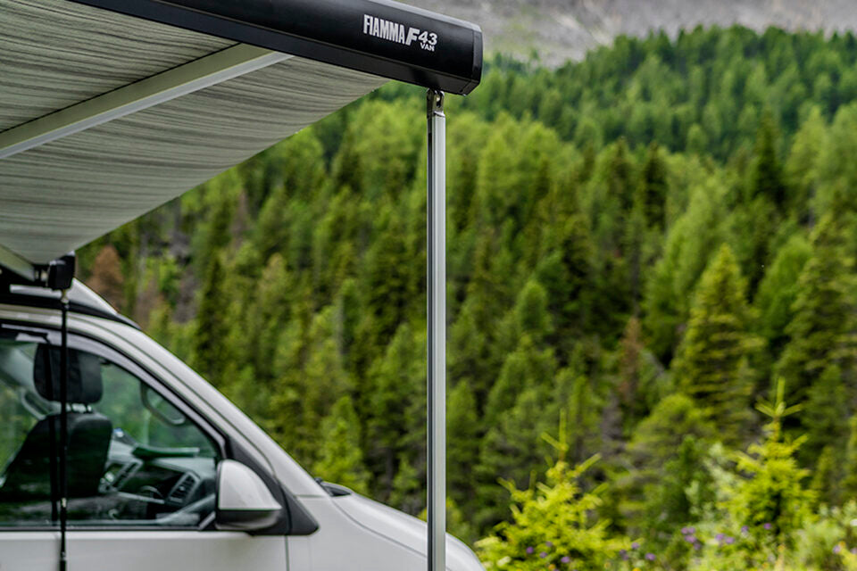 Fiamma F43 Van 270 Deep Black Case, Royal Grey Canvas