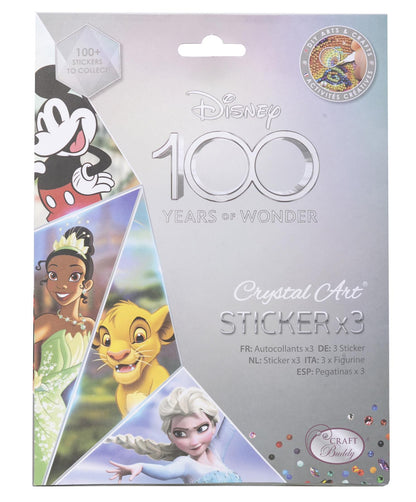 Disney 100 Crystal Art Sticker Pack