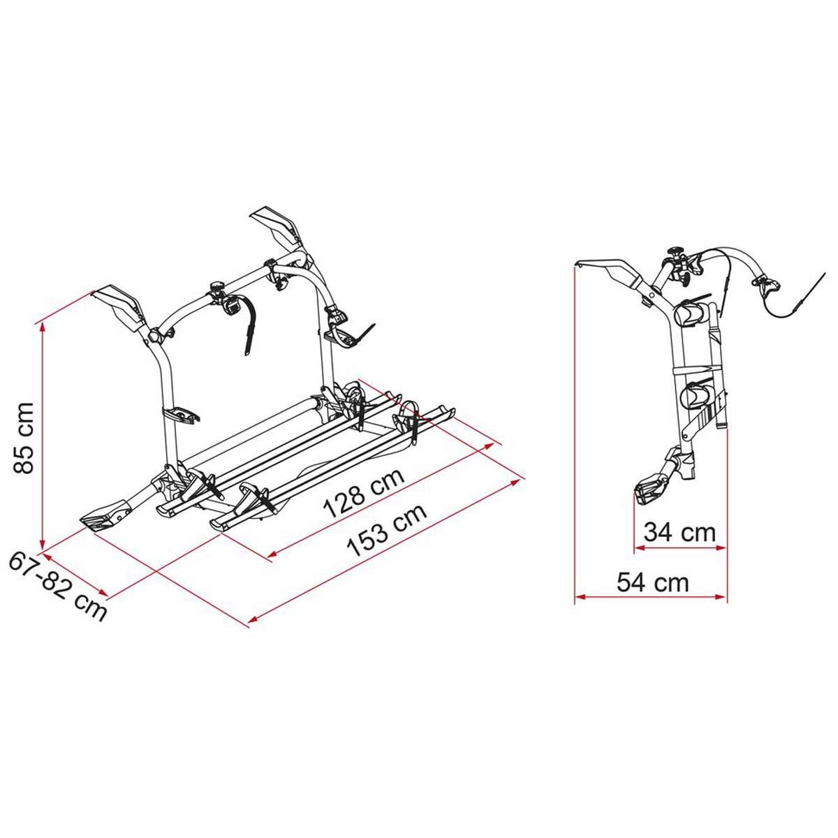 Fiamma Carry Bike VW T6 Pro D Black