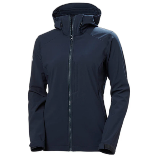 Helly Hansen Women's Hooded Paramount Softshell Jacket Navy
