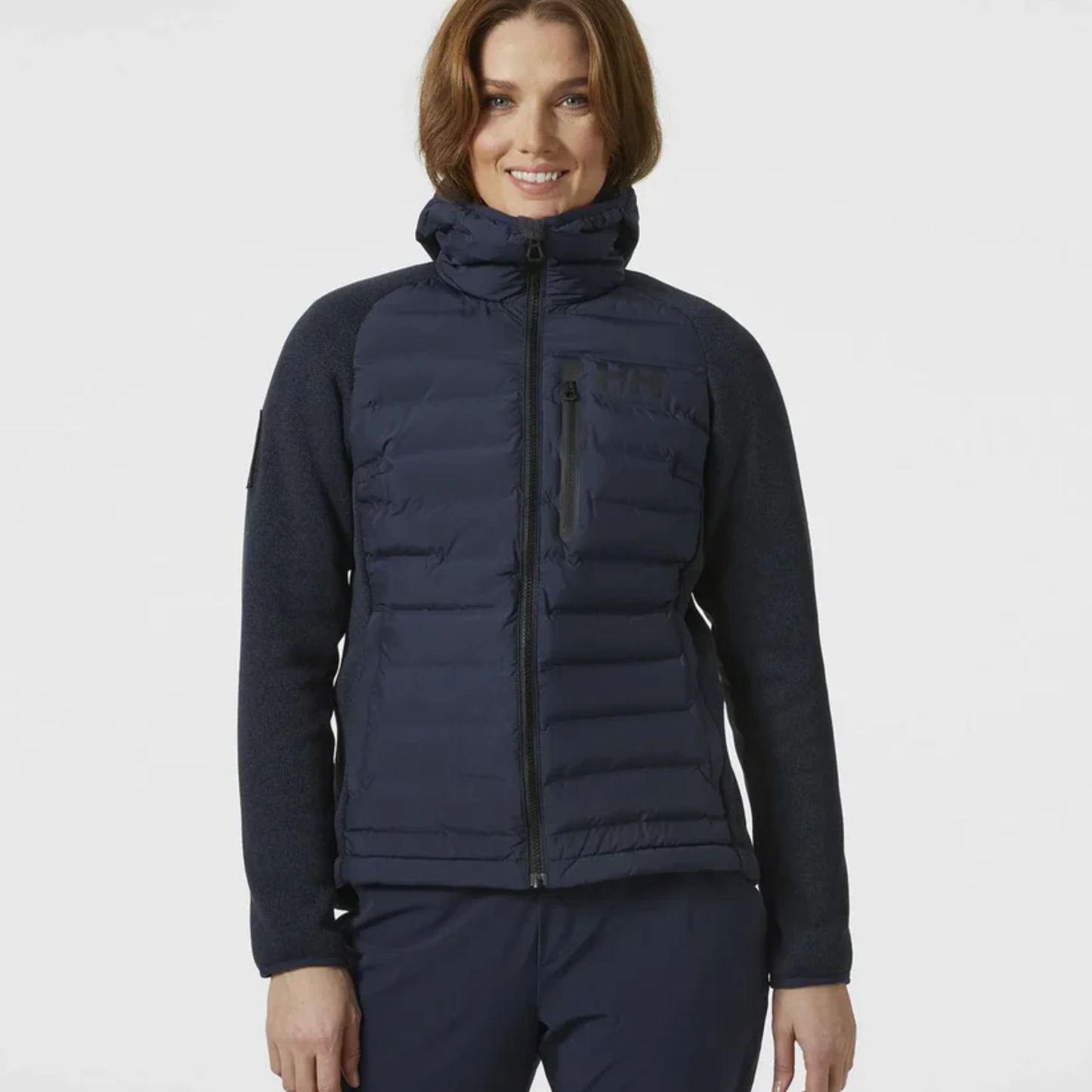 Helly Hansen Women's Arctic Ocean Hybrid Ins Hooded Jacket Navy Blue