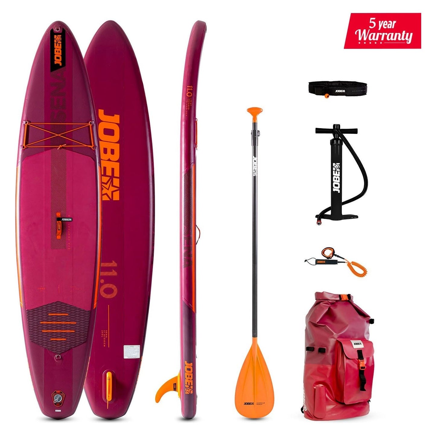 Jobe Sena 11.0 Inflatable Paddle Board Package