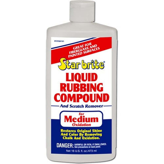 Starbrite Liquid Rubbing Compound Medium Oxidation 500ml GPR Painted Surfaces