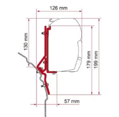 Fiamma F45s T4 Adapter Kit
