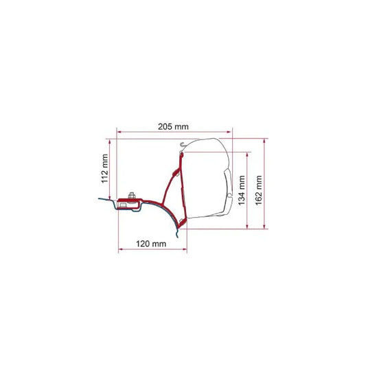 F45s Van VW T5/T6 without C-Rail