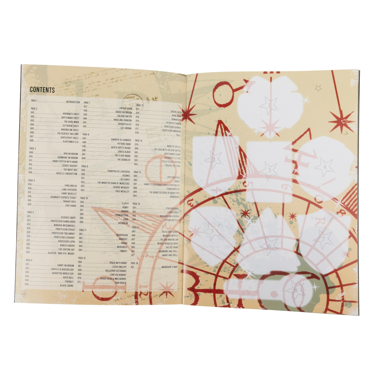 Harry Potter Crystal Art Sticker Album - Starter Pack