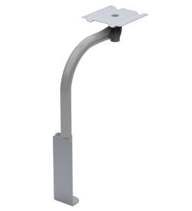 Corner 2 Table Leg Curved Flat With Rail Supports
