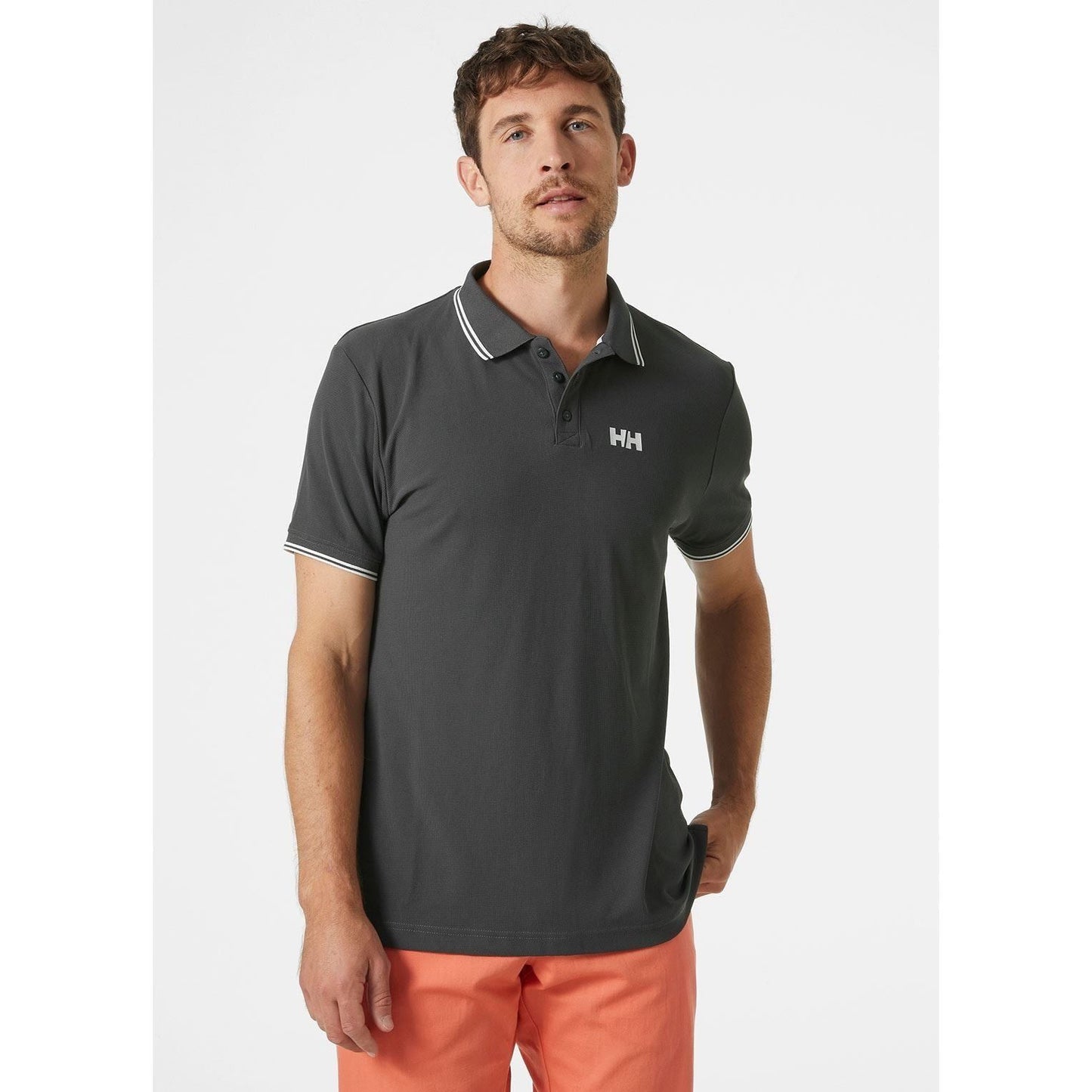 Helly Hansen Men's Kos Quick-Dry Polo Ebony