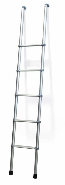 Avonstar 3-Tier Caravan/Portable Step - Aluminum Steel, 300kg Capacity, Removable Handrails (Silver)