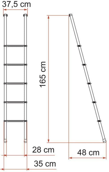 Fiamma Deluxe 5B Bunk Ladder