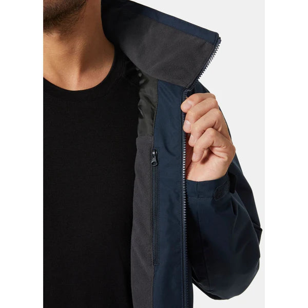 Helly Hansen Crew Midlayer Jacket Navy