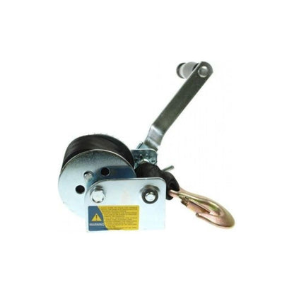 Maypole 250kg Boat Trailer Winch with Strap and Zinc Plated Hook