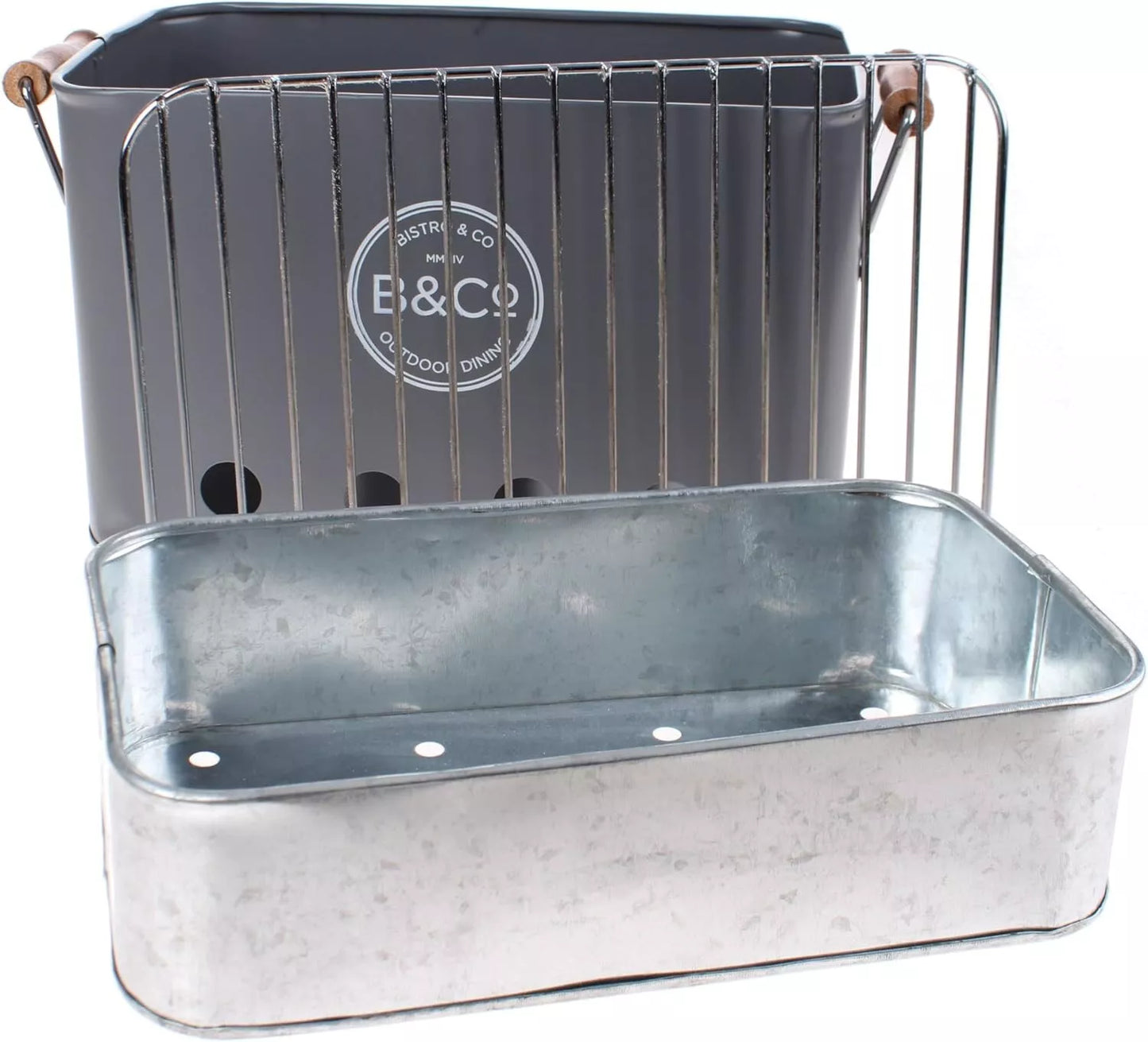 B&Co Wilyabrup Portable BBQ Grey