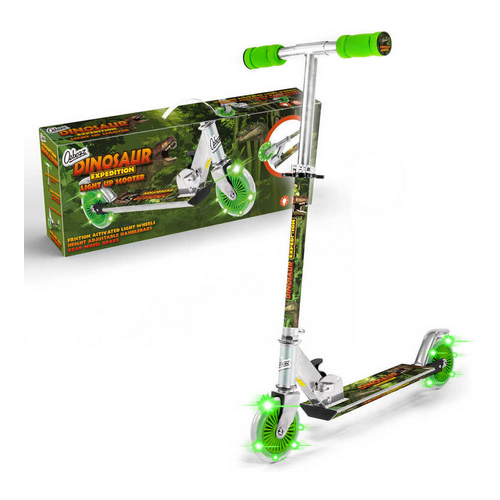 Ozbozz Dinosaur Scooter with Light Up Wheels