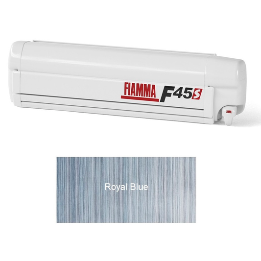 Fiamma F45S 400 Royal Blue - White Case