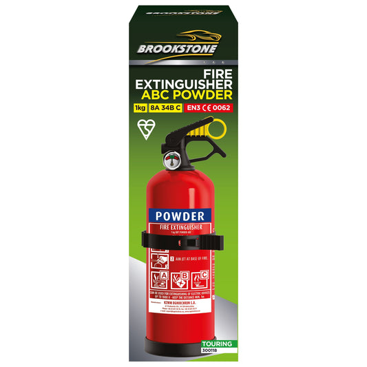 Brookstone 1KG ABC Powder Fire Extinguisher
