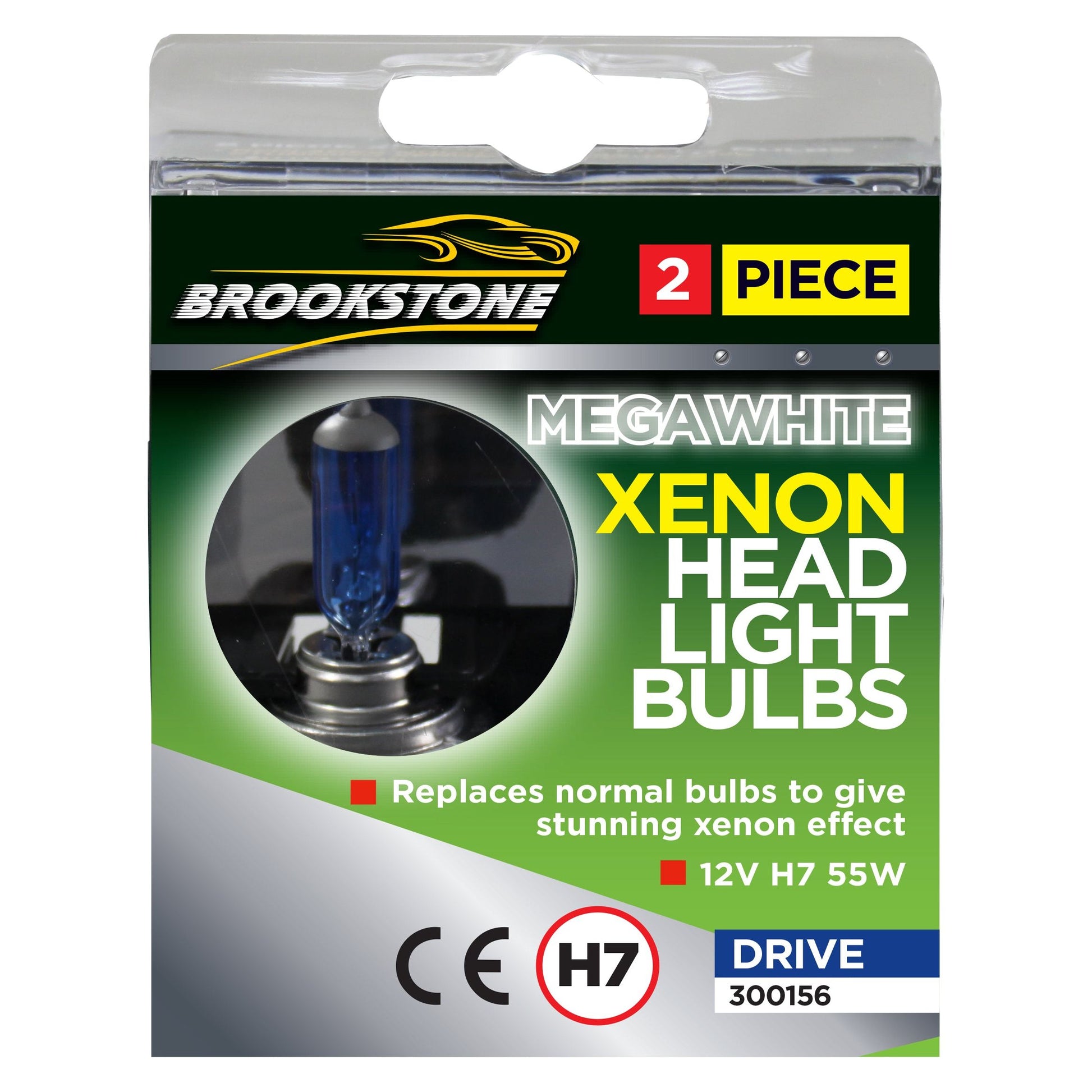 Brookstone H7 Xenon Headlight Bulb 2PC