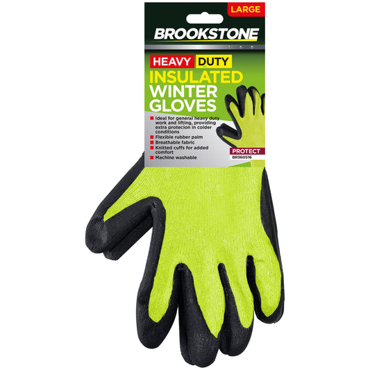 Brookstone Heavy Duty Insulated Working Gloves