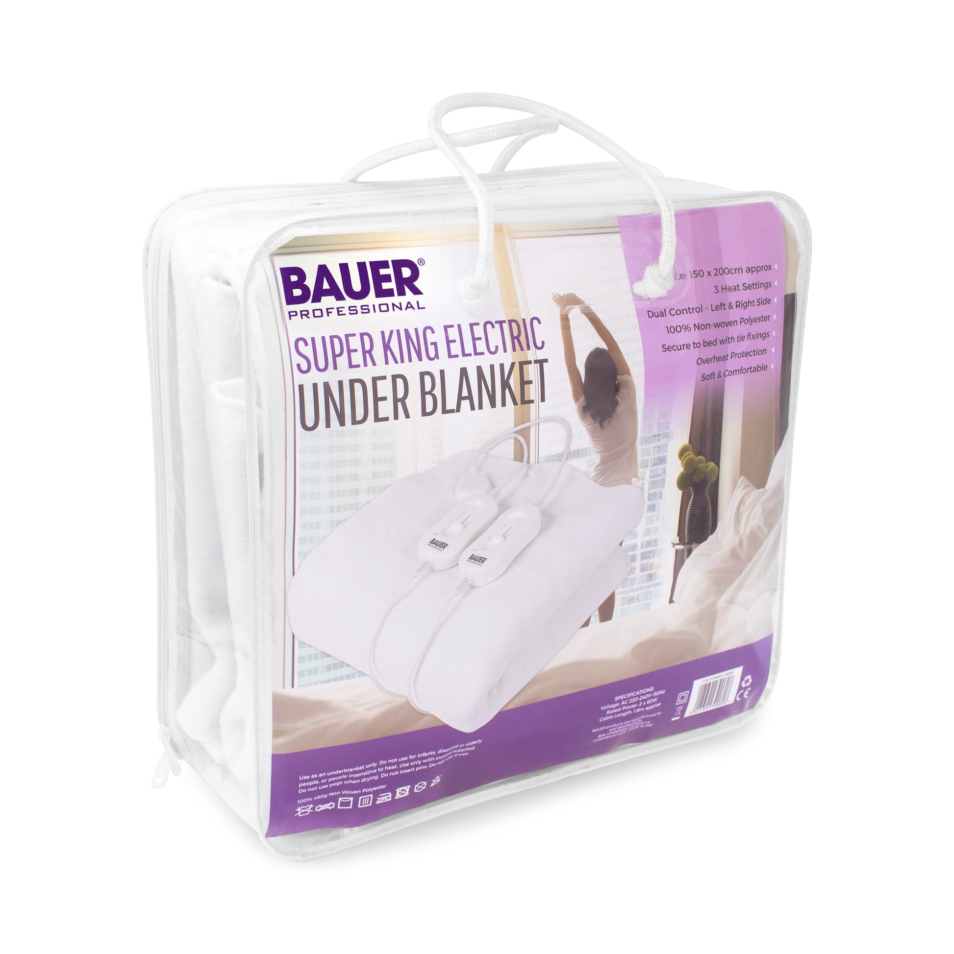 Bauer Electric Under Blanket - Superking