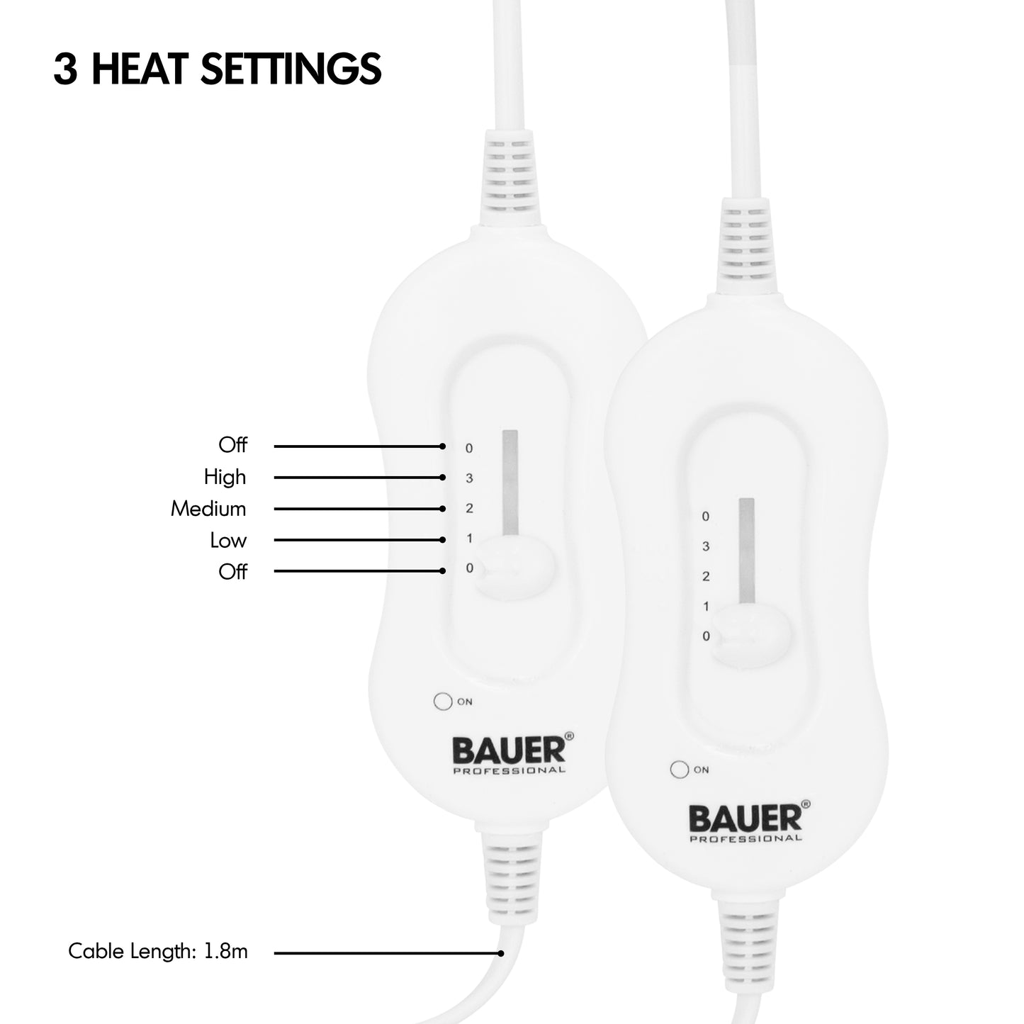 Bauer Electric Under Blanket - Superking