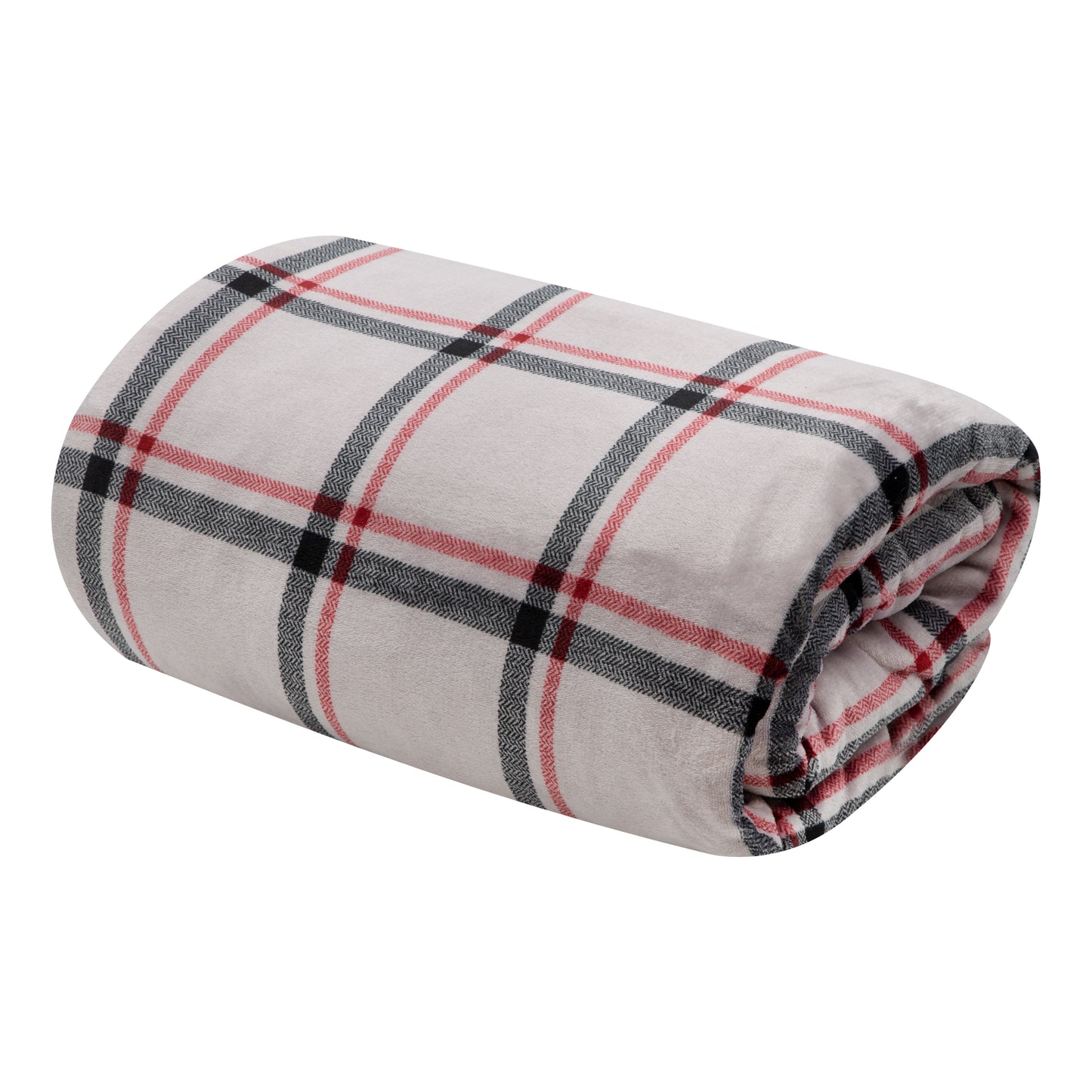 Bauer Luxury Soft Touch Heated Electric Throw Plaid