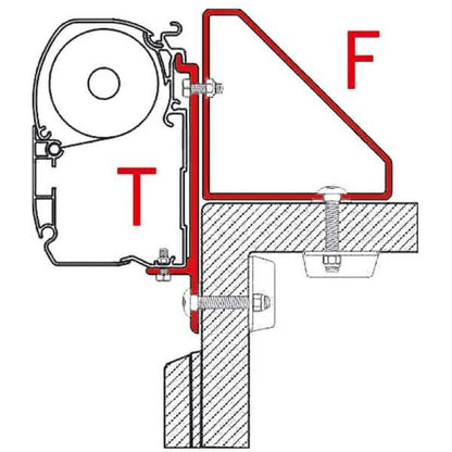 Modular Fiamma Awning Adapter T