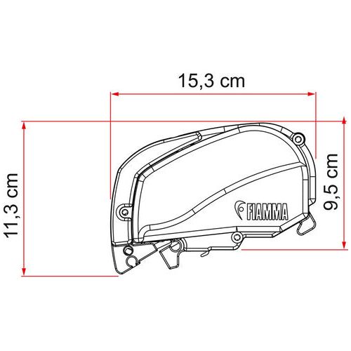 F80S Polar White 3.7m Royal Grey