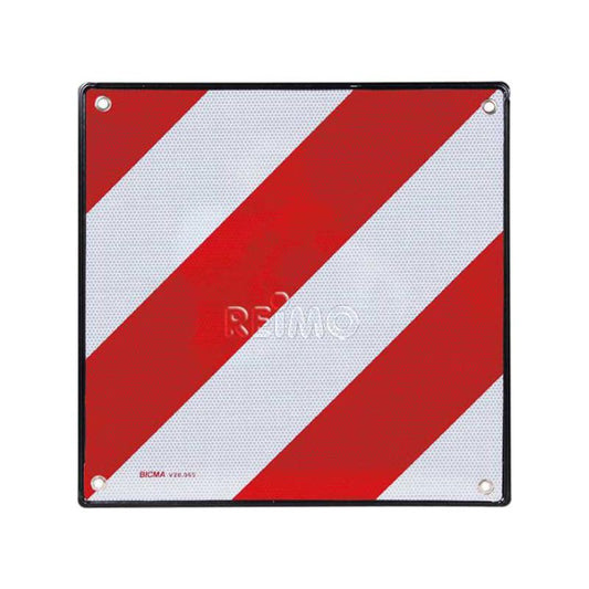 Motorhome Bike Rack Warning Board Aluminium