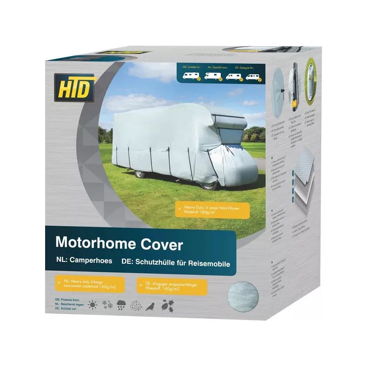 HTD Motorhome Cover 650-700cm 240 Wide Grey