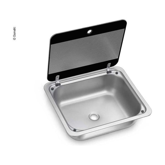 Sink With Glass Cover