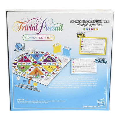 Hasbro Gaming Trivial Pursuit Family Edition Game