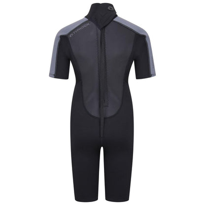 Typhoon Swarm3 Shorty Wetsuit Youth Black Graphite