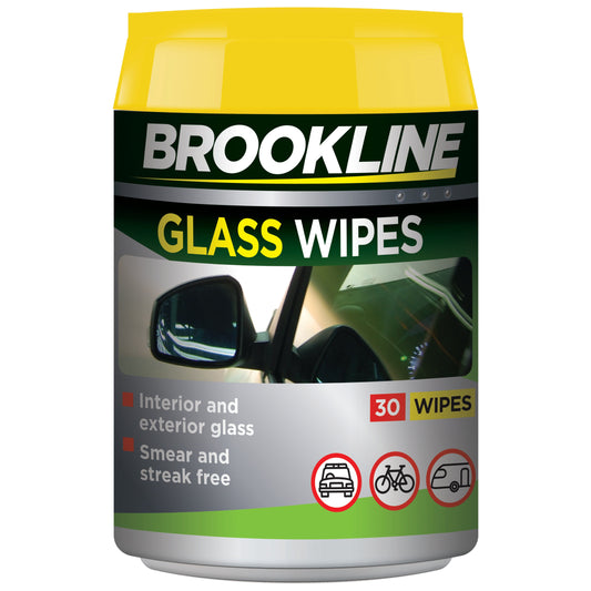 Brookline Glass Wipes (Tub Of 30)