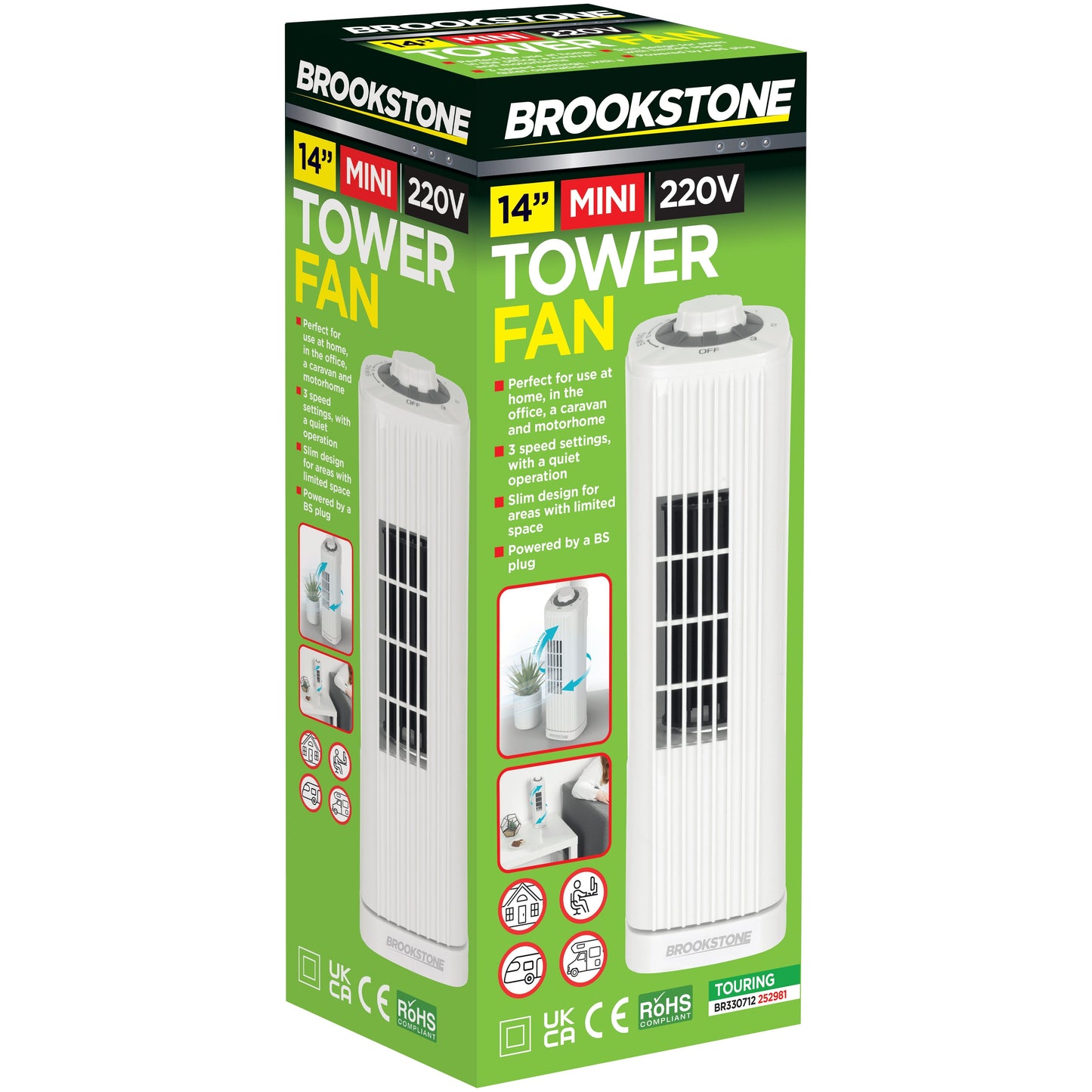 Brookstone 14" Tower Fan