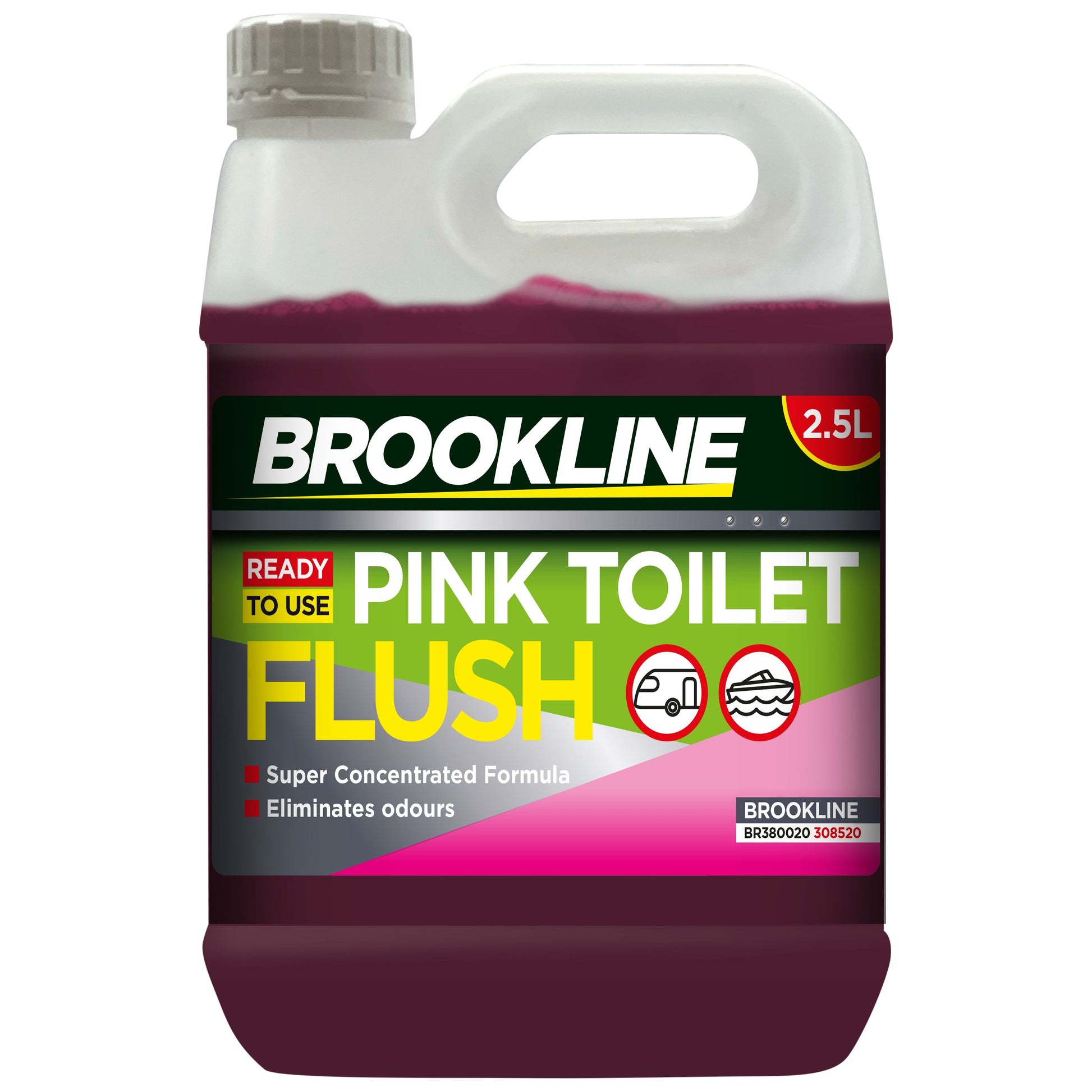 Brookline Pink Toilet Flush 2.5 Litre