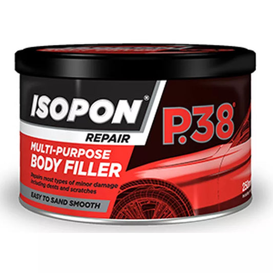 Isopon P38 Easy Sand Repairs Dents & Scratches GRP Metal Smooth Sanding