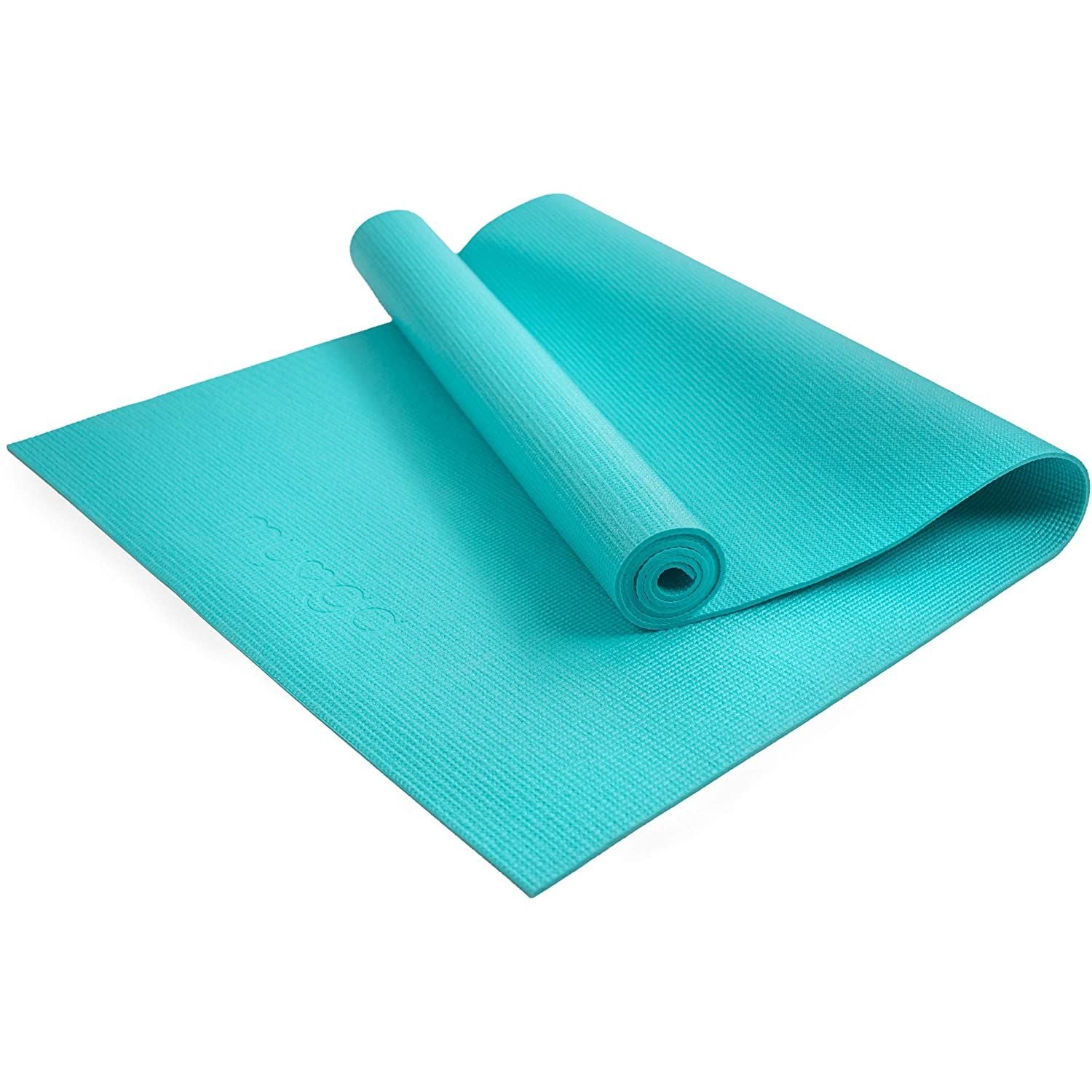 Entry Level Turquoise Yoga Mat Exercise Fitness Mat 173 x 61cm