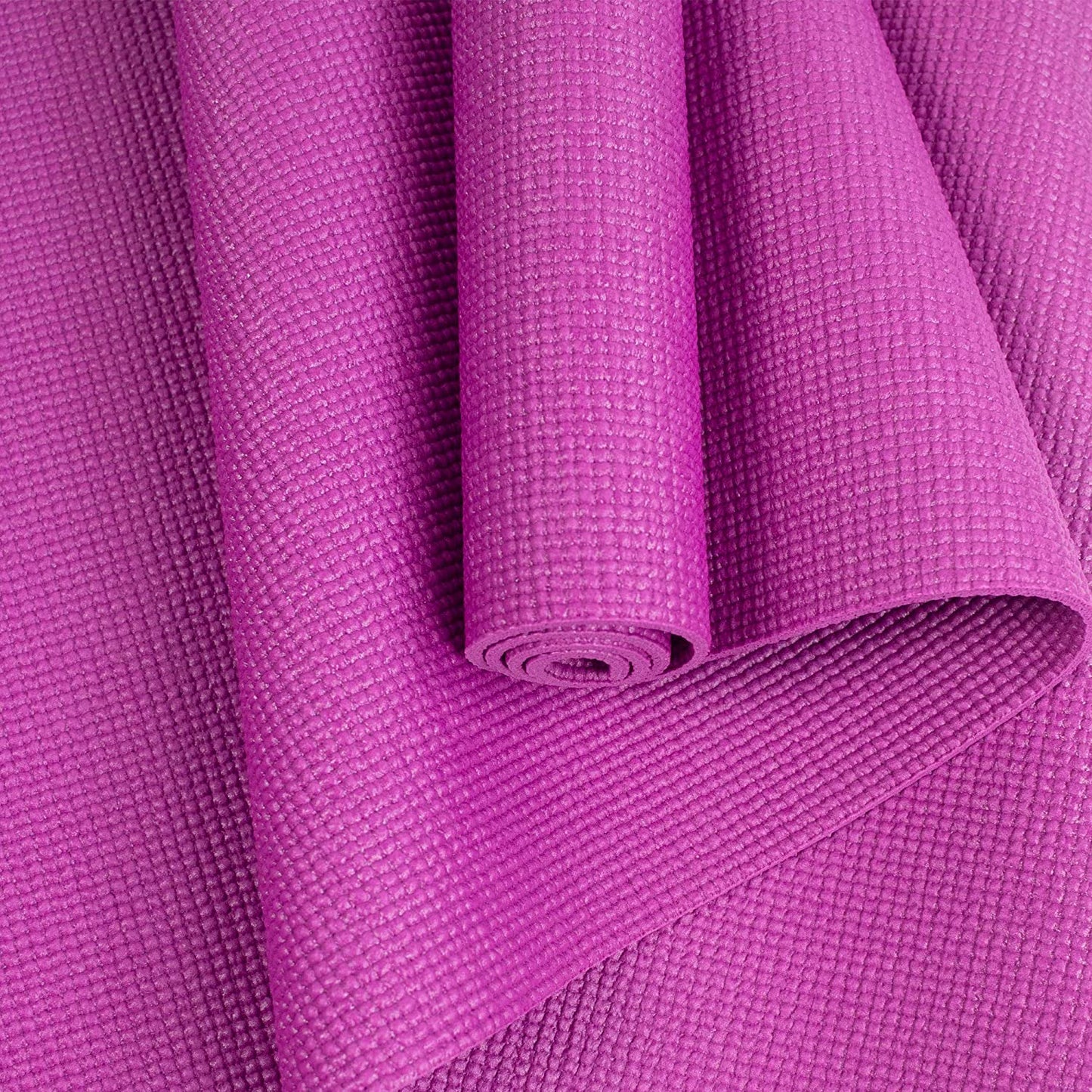 Entry Level Purple Yoga Mat Exercise Fitness Mat 173 x 61cm