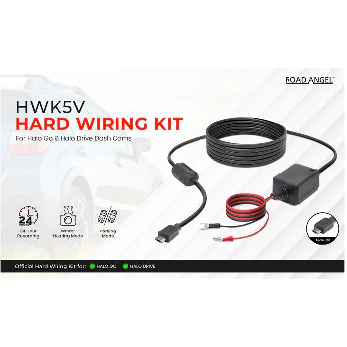 Road Angel Halo Go/Halo Drive Hardwire Kit