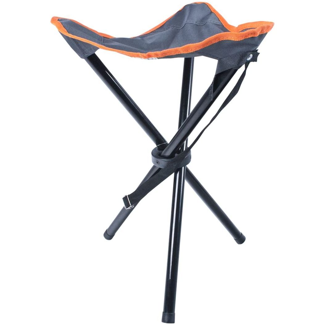 Milestone Camping Compact Outdoor Portable Tripod Stool Folding Chair